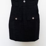 Petal and Pup  Womens Tweed Dress Size S Black Strapless Mini Bustier Chic‎ Party Photo 4