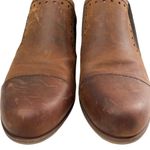 Korks Shoes Womes 11M Gertrude Slip‎ On Round Toe Rubber Leather Distressed Brown Size 11 Photo 3