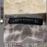 ZARA  Puff Sleeve Tie Dye Embroidered & Embellished Blouse sz sm NWOT bust 23” fl Photo 9