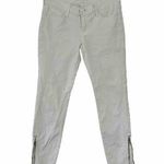7 For All Mankind Jeans Women 26 White Denim Skinny Ankle Zipper Summer Beach Photo 0