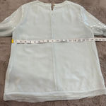 Ted Baker Sequin Top Women's Size 2 Light Blue Party Classy Minimalist Wedding Photo 12