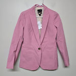 J.Crew Women Bi-Stretch PARKE Blazer One Button Long Sleeve Pink Sz 2 Photo 0