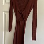 Princess Polly Brown Bodycon Dress Photo 1