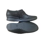 CLARKS CLOUDSTEPPERS Sillian Paz BLACK LOAFERS SLIP ONS WALKING SZ 9 Black Photo 2