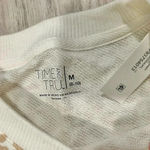 Time And Tru NWT  Faded Animal Leopard Print Sweatshirt Crew Neck Pullover Size M Photo 1