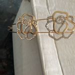 Noir Magnificent Gold headband Camelia w Crystals Photo 2