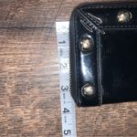 Michael Kors  Black on Black Logo GOLD Stud Full Zip Bi-Fold Wallet Photo 5