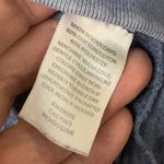 Free Press  Distressed Blue Hooded Sweatshirt Size Medium Photo 7