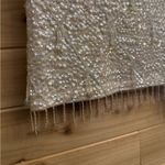 Vintage Fully Beaded Sequin Size Medium Lined Wool Cropped Tank Top Silver Photo 2