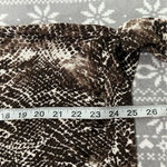 Traveler's Animal Print Top With Side Knot Size Medium Chico's Size 1 Photo 6