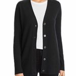 C by Bloomingdale’s Cashmere Grandfather Cardigan in Black, NWT, Size XS Black Photo 6