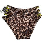 Bar III Women's Beach Cheetah Printed High Rise Bikini Bottoms Size S NWT Photo 3