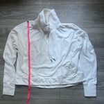 Sweaty Betty  Cream Funnel Neck Long Sleeve Sweatshirt Size M Comfy Fall Cabin Photo 7