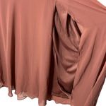 Birdy Grey  Devin Convertible Maxi Bridesmaid Dress Desert Rose Chiffon Size M Photo 8