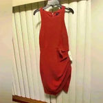 Teeze Me NWT Sleeveless Modest Asymmetrical Drape Skirt Career  dress Photo 6