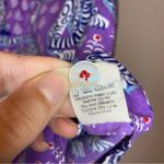 Printfresh  Tiger Queen Long Sleeve Button PJ Pajama Top Amethyst Purple Small Photo 9