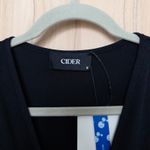 Cider Womens Jumpsuit Size S Black Sleeveless Wide Leg Ribbed Chic Minimalist Photo 4