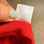 Lafayette 148 Floral Maxi Skirt size 10 L 100% Silk Oranges Red Photo 7