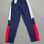 FILA NWT  Makayla Joggers S Womens Track Pants Blue Red White Colorblock Gym Photo 1