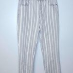 PacSun Gray Double Stripe Straight Leg Jeans High Waist Crop Ankle 29 Photo 3