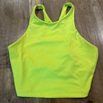 Athleta  Conscious Crop Neon Yellow Top SIZE M Photo 1