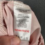 Jason Wu M Light Pink Satin Lounge Pajama Pants White Trim Pull On Pockets Photo 5