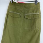 ZARA NWT  SRPLS Military Wrap Layered Midi Skirt Sz XS Green Photo 13