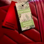 Badgley Mischka Crossbody Shoulder Flap Bag Red V Quilt New With Tags Photo 3