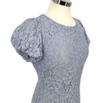 Free People Hailee Open Back Puff Sleeve Dress Twinkling Perry Size Medium NWOT Photo 2