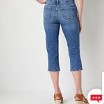 st. john's bay Mid Rise Secretly Slender Denim Capris Photo 2