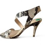 Nine West Snakeskin Print Strappy Heels Size 8 NWOT Photo 1