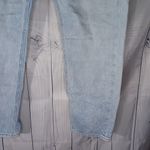 American Eagle Outfitters Lightly Distressed Mom Jeans Light Blue Photo 5