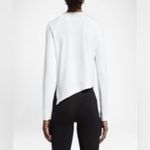 Nike dri fit white training cropped top sz small Photo 5