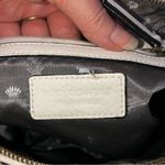 Juicy Couture  Crossbody Bag White Pebbled Convertable Adjustable Gold Zip Top Photo 2