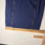 XOXO Navy Skirt with Gold Zippers XL Photo 3
