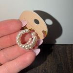 Anthropologie NEW Pearl Triple Strand Ear Cuff Photo 2