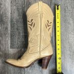 Dan Post Vintage cream brown heeled cowboy cowgirl boots - 7 N ($250) Photo 9