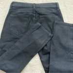 Current/Elliott The Stiletto Black Coated Jeans Photo 4