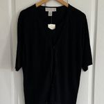 Maggie McNaughton Black Sweater NWT Size 1X Photo 0