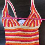 Princess Polly  Pareem Mini Dress US 4‎ Crochet Stripe Sexy Cottagecore Knitwear Photo 7