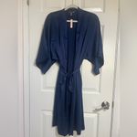 Victoria's Secret  Very Sexy Satin Kimono Robe, Ensign Blue, Photo 2