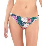 Jessica Simpson  BLUE Contemporary Gardenia Paradise Swim Bottom Size XL Knotted Photo 0