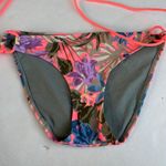 American Eagle Women's Tropical palm floral print Bikini Set Pink Floral Size S Photo 9