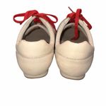 Cole Haan  Cream Leather Lace Up Sneakers Shoes size 7 Photo 2