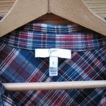 Joie NWOT  Deep Marine Sumba Flannel Top Shirt Photo 6