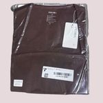 NWT REORIA Brown Square Neck Cap Sleeve Bodysuit Photo 3