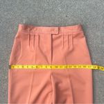 Vintage 60s 70s Peach Polyester Bell Flare Pants Pleat Tuck Waist 26” WAIST Photo 3