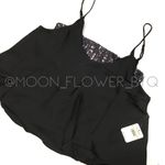 Free People  Turn It On Cami Top Black Photo 3