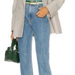 SLVRLAKE Women’s London Crop High Rise Straight Leg Jeans Kings Canyon Wash 25 Blue Photo 0