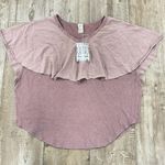 Free People  We The Free Girl Talk Tee in Summer Sparrow New with Tags Size XS Photo 0
